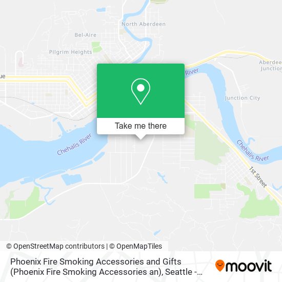 Phoenix Fire Smoking Accessories and Gifts map