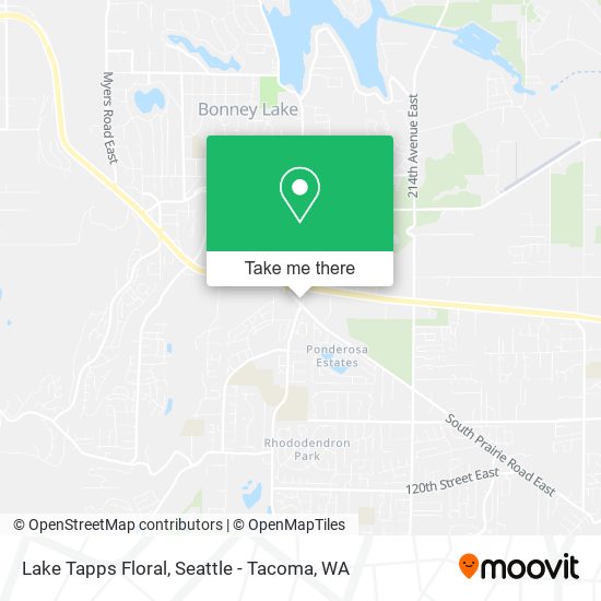 Mapa de Lake Tapps Floral