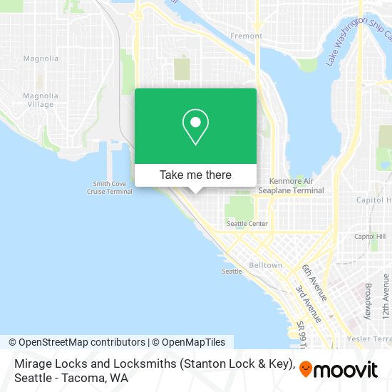 Mirage Locks and Locksmiths (Stanton Lock & Key) map