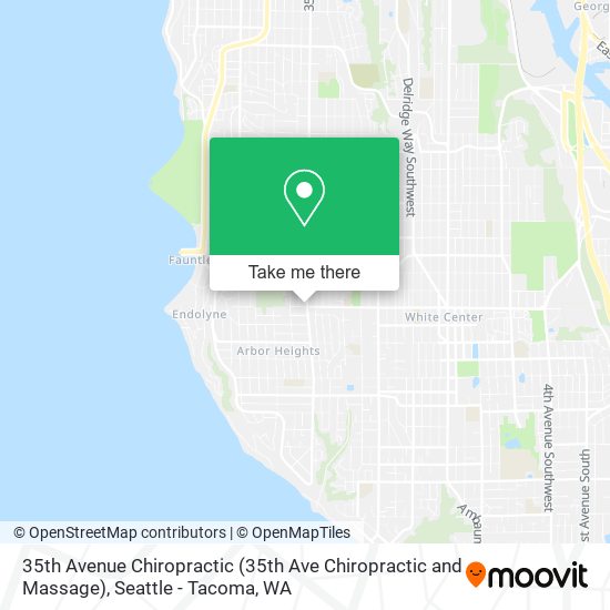 Mapa de 35th Avenue Chiropractic (35th Ave Chiropractic and Massage)