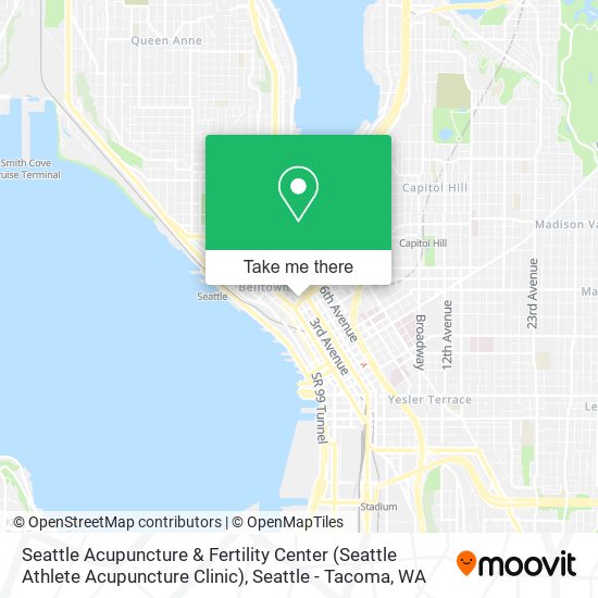 Mapa de Seattle Acupuncture & Fertility Center (Seattle Athlete Acupuncture Clinic)