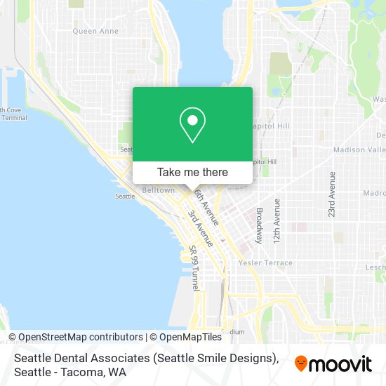 Mapa de Seattle Dental Associates (Seattle Smile Designs)