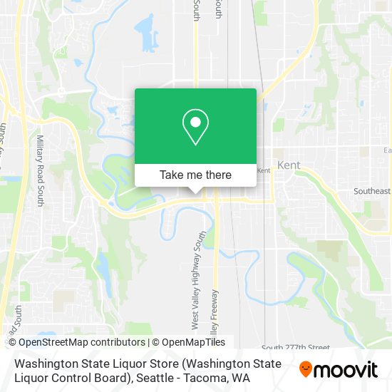 Washington State Liquor Store (Washington State Liquor Control Board) map