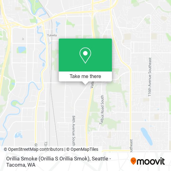 Mapa de Orillia Smoke (Orillia S Orillia Smok)