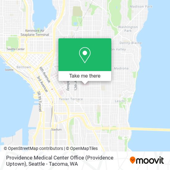 Mapa de Providence Medical Center Office (Providence Uptown)