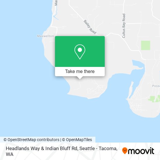 Mapa de Headlands Way & Indian Bluff Rd