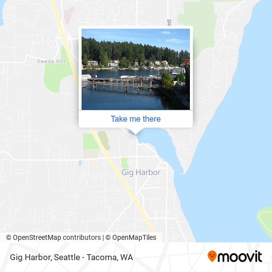 Mapa de Gig Harbor