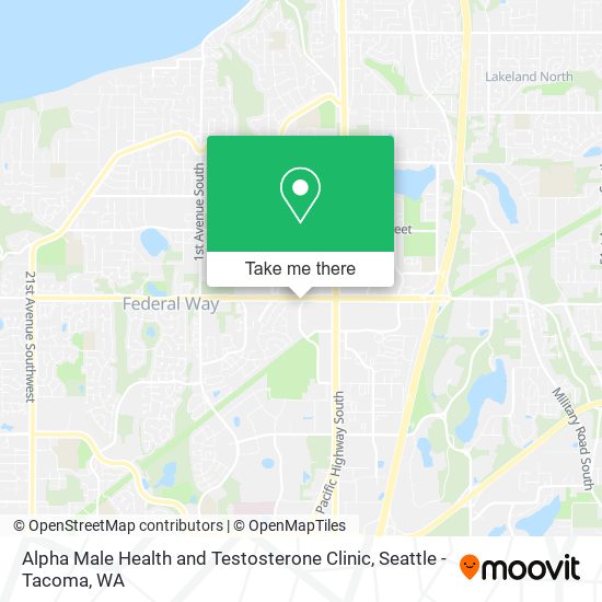 Alpha Male Health and Testosterone Clinic map