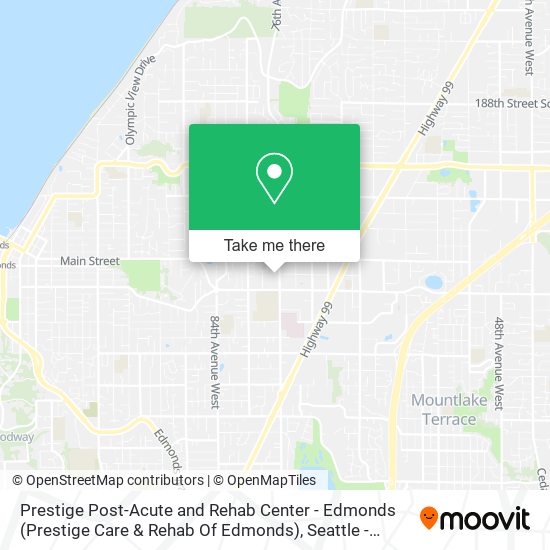 Mapa de Prestige Post-Acute and Rehab Center - Edmonds (Prestige Care & Rehab Of Edmonds)