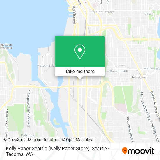 Kelly Paper Seattle (Kelly Paper Store) map