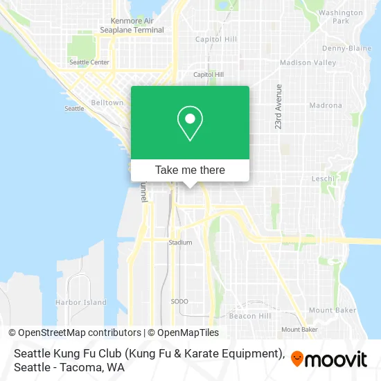 Mapa de Seattle Kung Fu Club (Kung Fu & Karate Equipment)