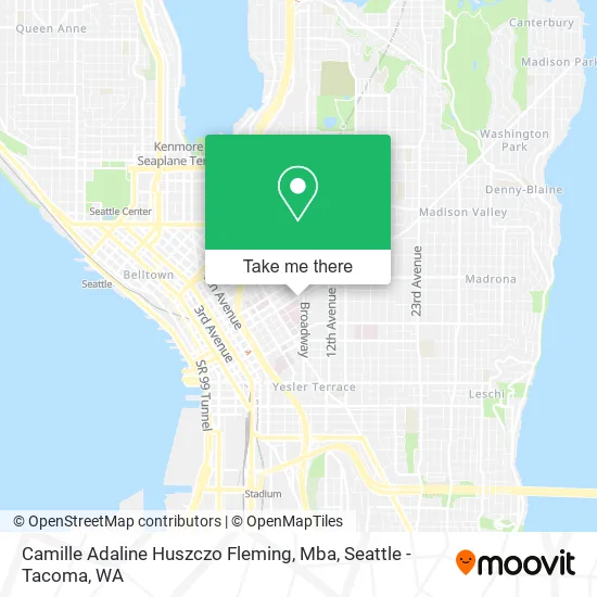 Mapa de Camille Adaline Huszczo Fleming, Mba