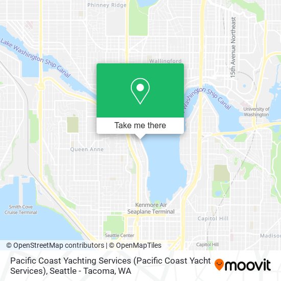 Mapa de Pacific Coast Yachting Services