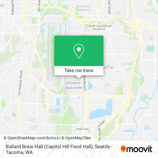 Mapa de Ballard Brew Hall (Capitol Hill Food Hall)
