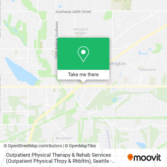 Mapa de Outpatient Physical Therapy & Rehab Services (Outpatient Physical Thrpy & Rhblttn)