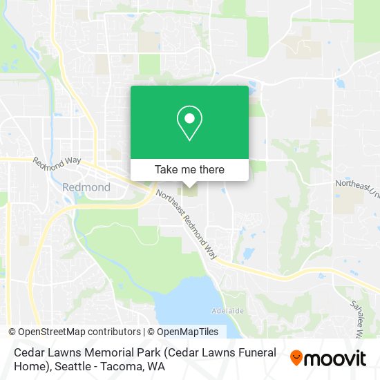 Cedar Lawns Memorial Park (Cedar Lawns Funeral Home) map