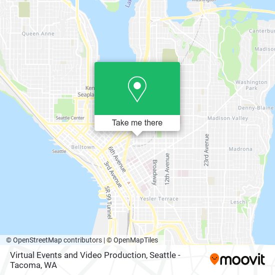 Virtual Events and Video Production map