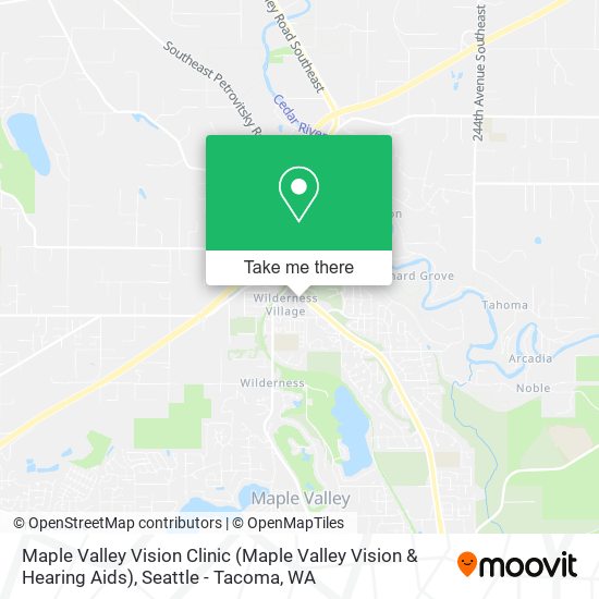 Maple Valley Vision Clinic (Maple Valley Vision & Hearing Aids) map