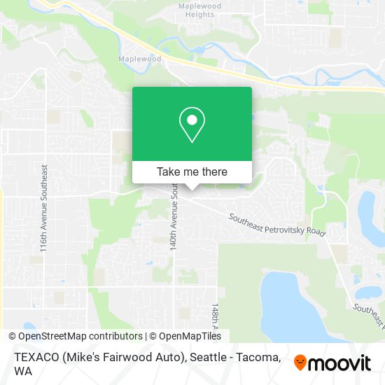 Mapa de TEXACO (Mike's Fairwood Auto)