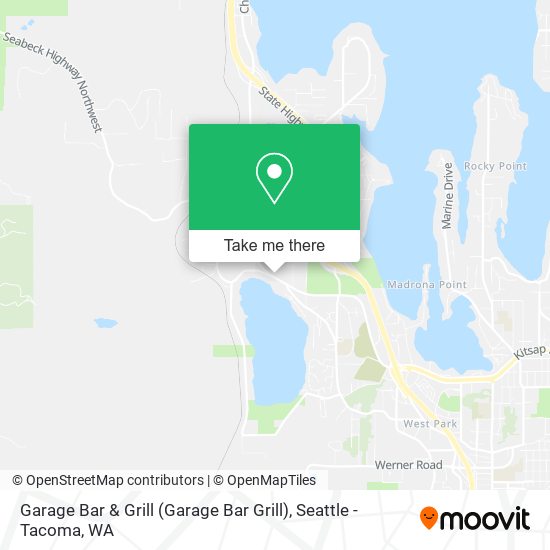 Mapa de Garage Bar & Grill