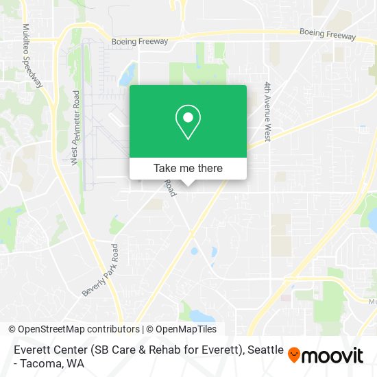 Mapa de Everett Center (SB Care & Rehab for Everett)