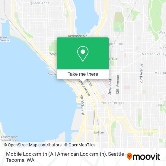 Mapa de Mobile Locksmith (All American Locksmith)
