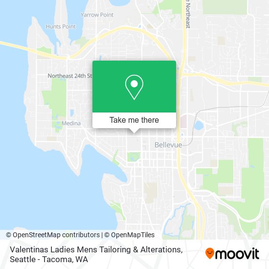 Valentinas Ladies Mens Tailoring & Alterations map