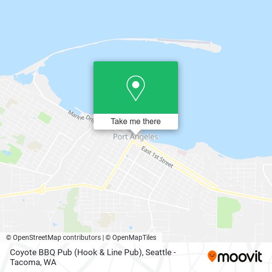 Coyote BBQ Pub (Hook & Line Pub) map