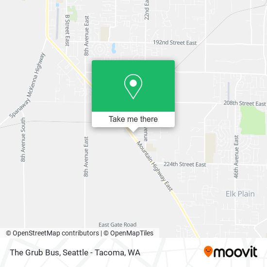 The Grub Bus map