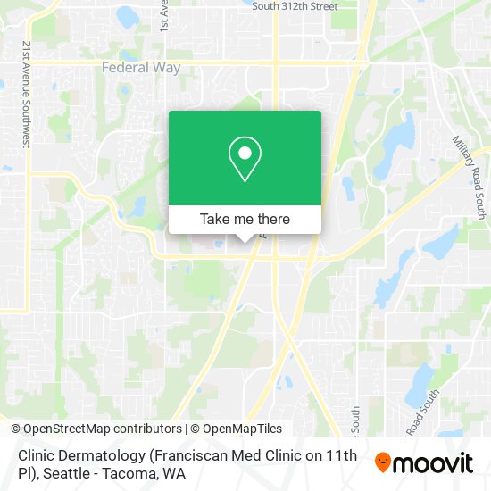 Clinic Dermatology (Franciscan Med Clinic on 11th Pl) map