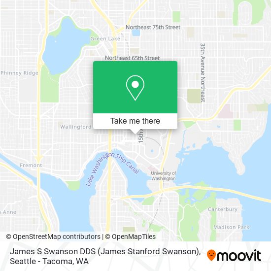 James S Swanson DDS (James Stanford Swanson) map