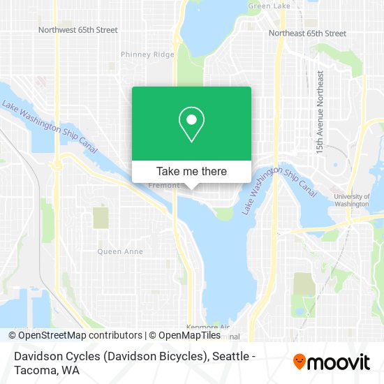 Mapa de Davidson Cycles (Davidson Bicycles)
