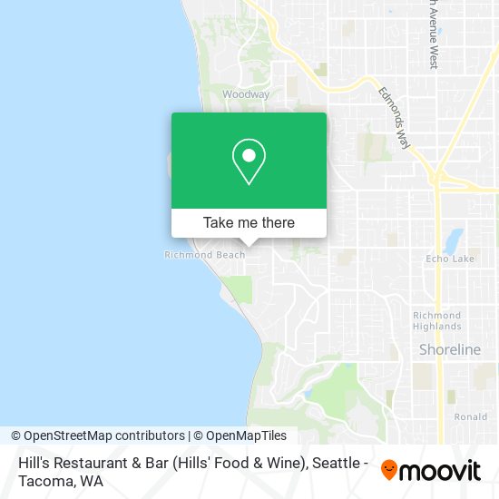Mapa de Hill's Restaurant & Bar (Hills' Food & Wine)