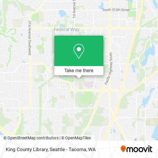 King County Library map