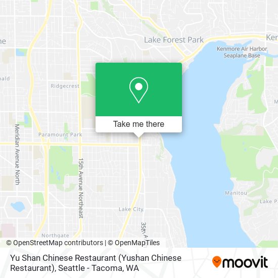 Yu Shan Chinese Restaurant (Yushan Chinese Restaurant) map