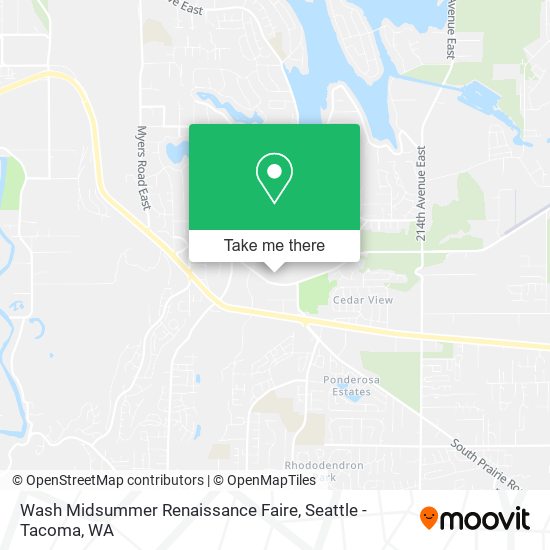 Wash Midsummer Renaissance Faire map