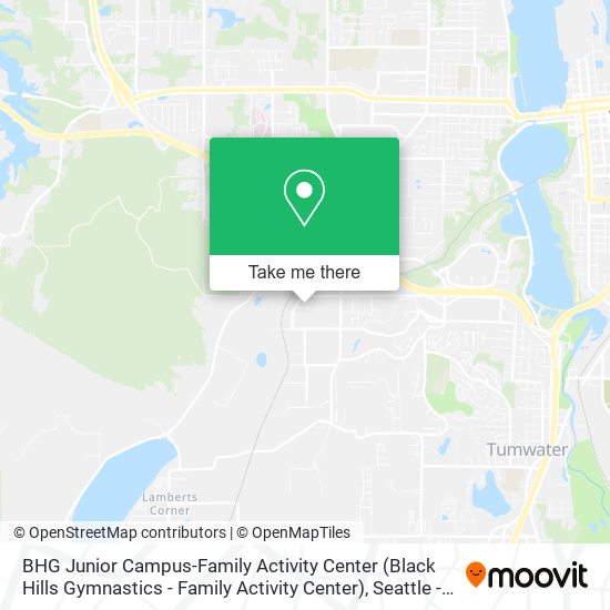 Mapa de BHG Junior Campus-Family Activity Center (Black Hills Gymnastics - Family Activity Center)