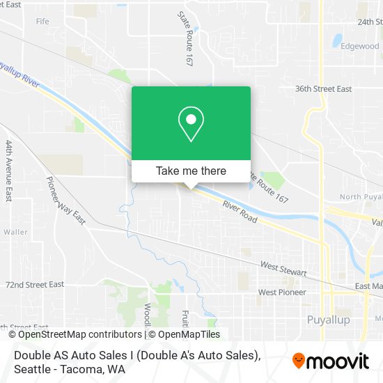 Double AS Auto Sales I (Double A's Auto Sales) map