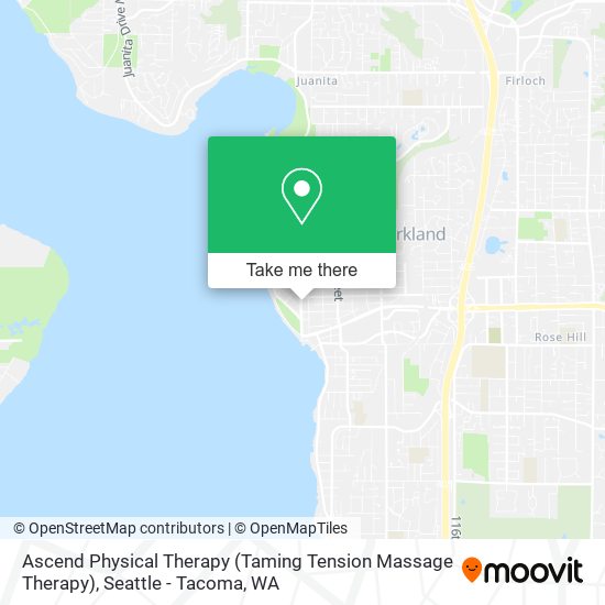 Mapa de Ascend Physical Therapy (Taming Tension Massage Therapy)