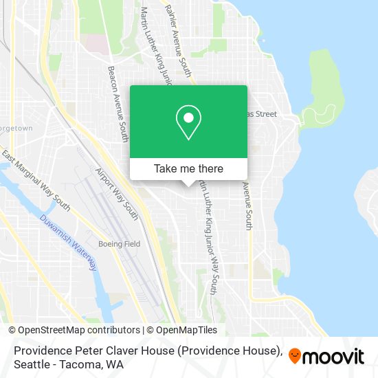 Mapa de Providence Peter Claver House (Providence House)