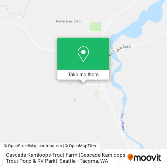Cascade Kamloops Trout Farm (Cascade Kamloops Trout Pond & RV Park) map