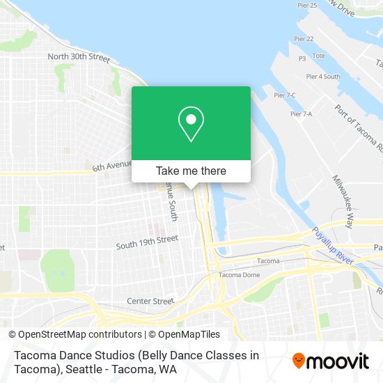 Tacoma Dance Studios (Belly Dance Classes in Tacoma) map