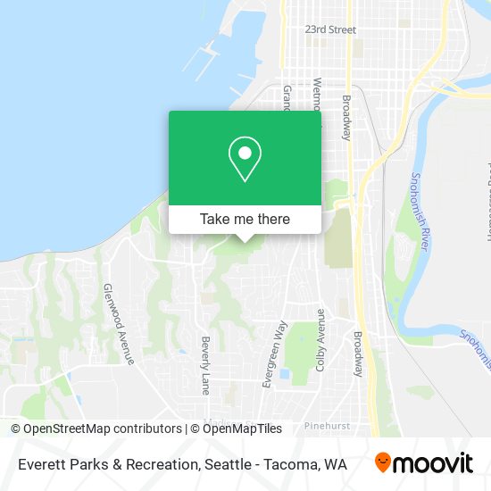 Everett Parks & Recreation map