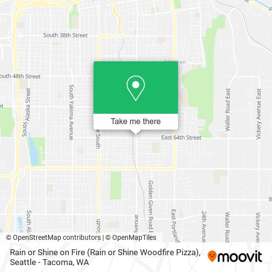 Rain or Shine on Fire (Rain or Shine Woodfire Pizza) map