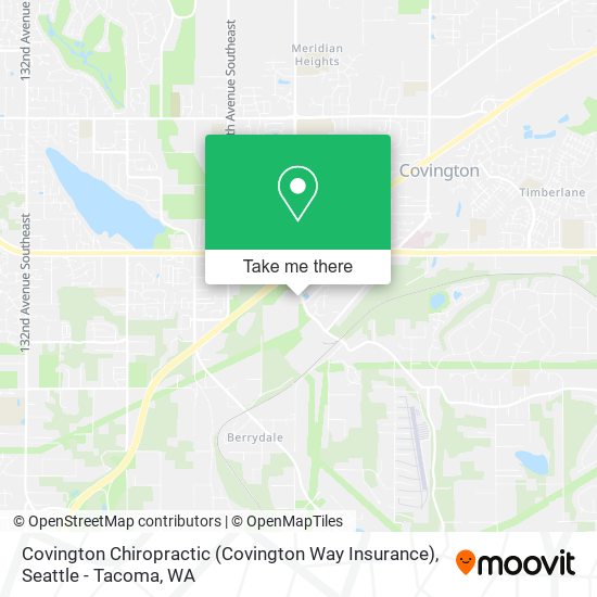 Mapa de Covington Chiropractic (Covington Way Insurance)