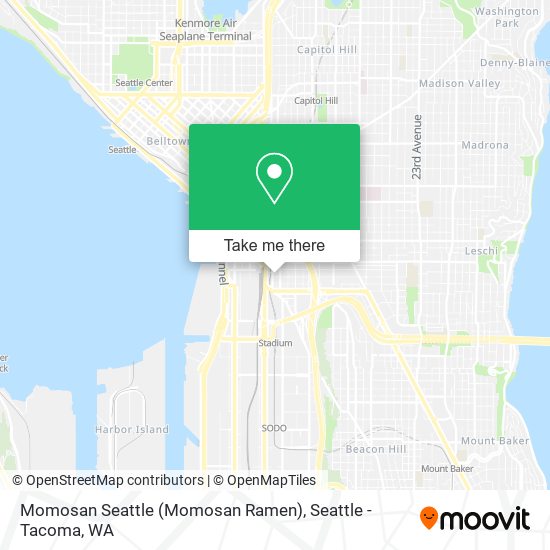 Momosan Seattle (Momosan Ramen) map