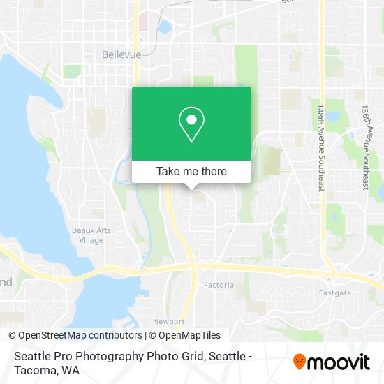 Seattle Pro Photography Photo Grid map