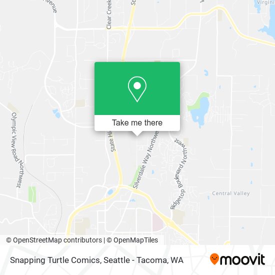 Snapping Turtle Comics map