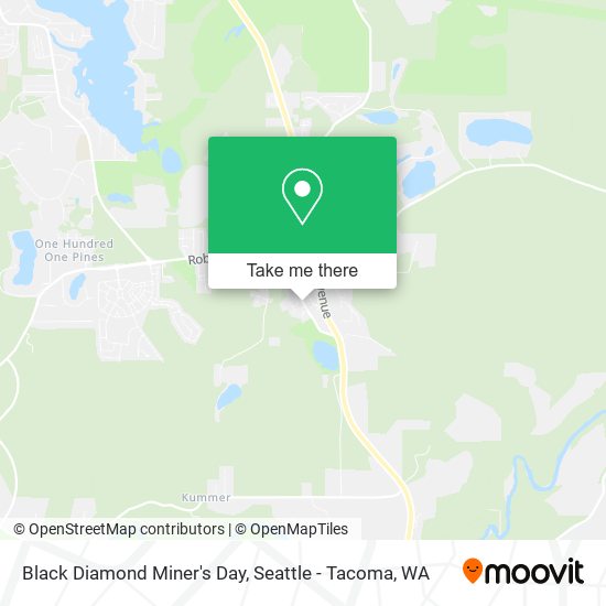 Mapa de Black Diamond Miner's Day