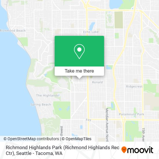 Richmond Highlands Park (Richmond Highlands Rec Ctr) map